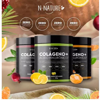 Kit 3 Pote Colageno + Ácido Hialuronico 216g Mega Oferta + Frete Gratis em Oferta na Shopee