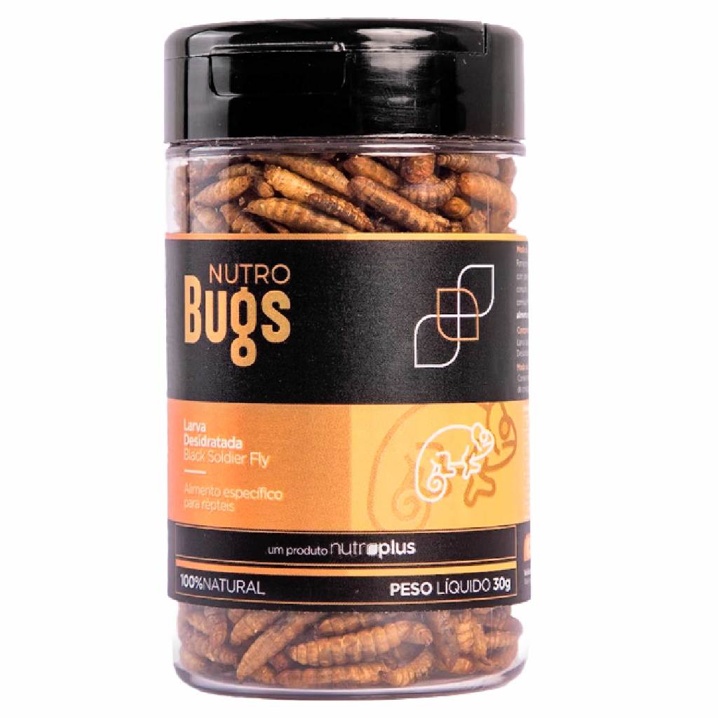 NUTRO BUGS LARVA DESIDRATADA PARA RÉPTEIS 30G