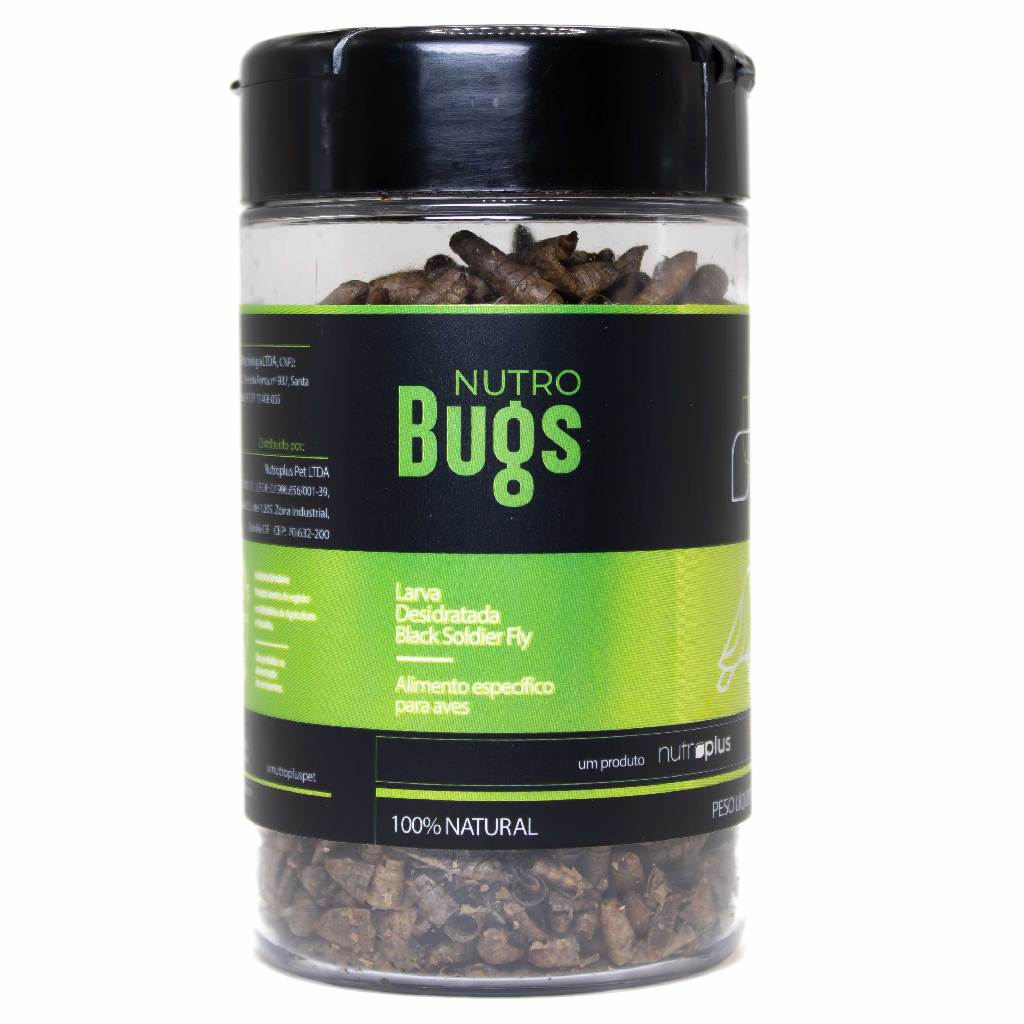NUTRO BUGS LARVA DESIDRATADA PARA AVES 30G