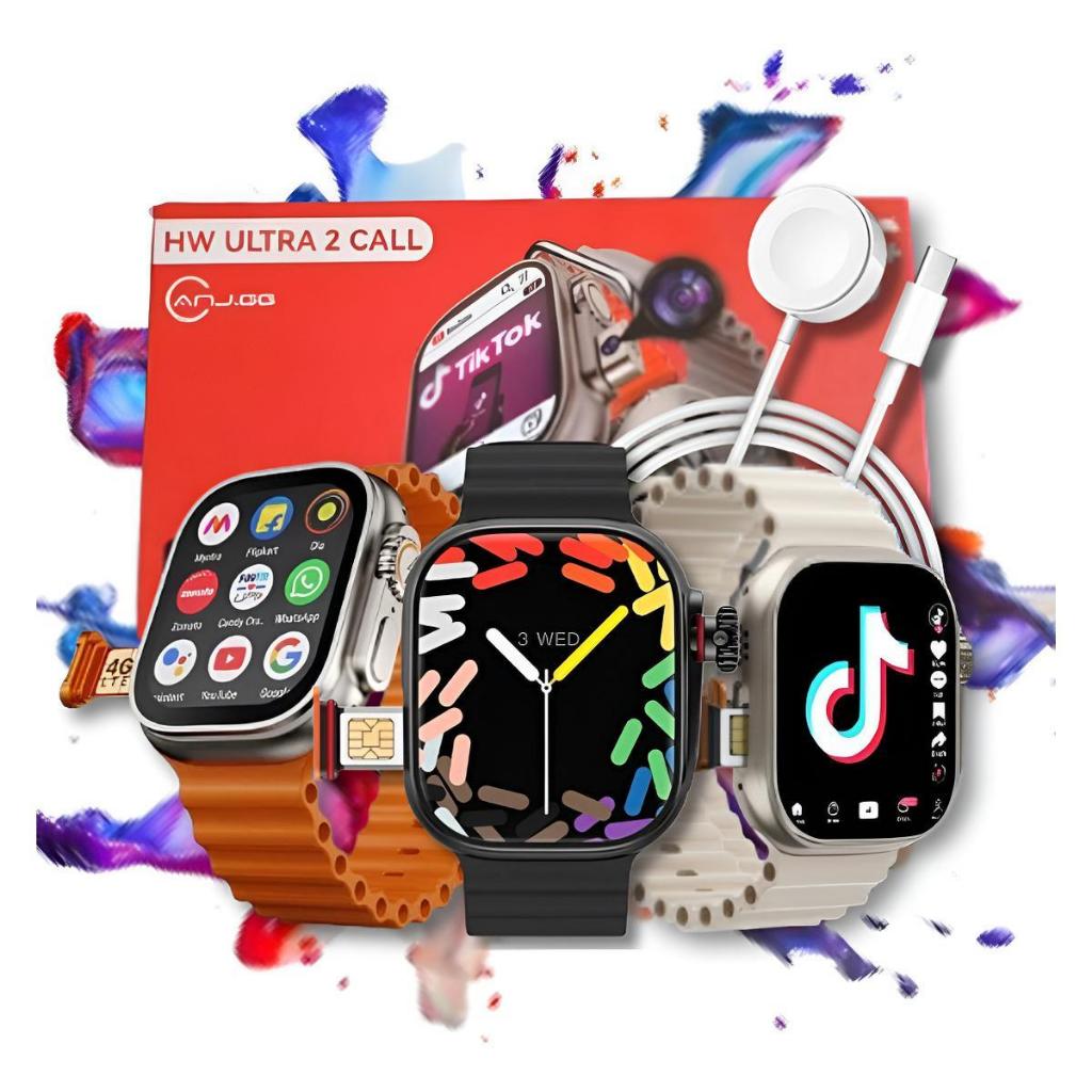 Relógio Smartwatch HW Ultra 2 5G Câmera Wifi Whatsapp Tiktok Instagram GPS 001