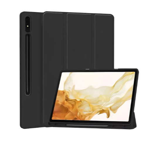 Capa Smart Para Tablet Galaxy S10 Fe+ 13,1 Preto