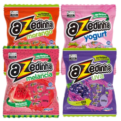 Balas Mastigáveis Azedinhas 500g Riclan – Ideal para Festas