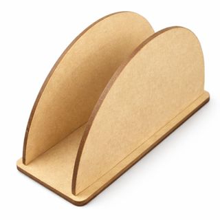 Kit Porta Guardanapos em MDF Formato Meia Lua Decoração de Mesas Restaurante Lanchonete Bar Eventos em Oferta na Shopee