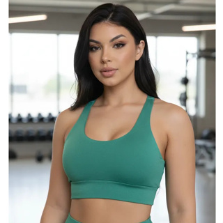 Top Fitness Alta Sustentação Para Treinos Academia Caminhada Corrida Vôlei em Oferta na Shopee