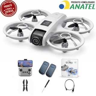 Drone D1 Pro 2 Baterias GT3 Mini Drone HD Câmera Manual Dupla Cinza Led Protetor de Hélices Para Crianças e Iniciantes em Oferta na Shopee