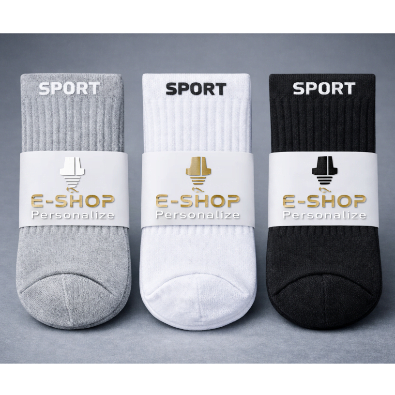 Kit 12 Pares de Meias Cano Alto Algodão Unissex 37-44 - Conforto e Estilo com Entrega Rápida em Oferta na Shopee