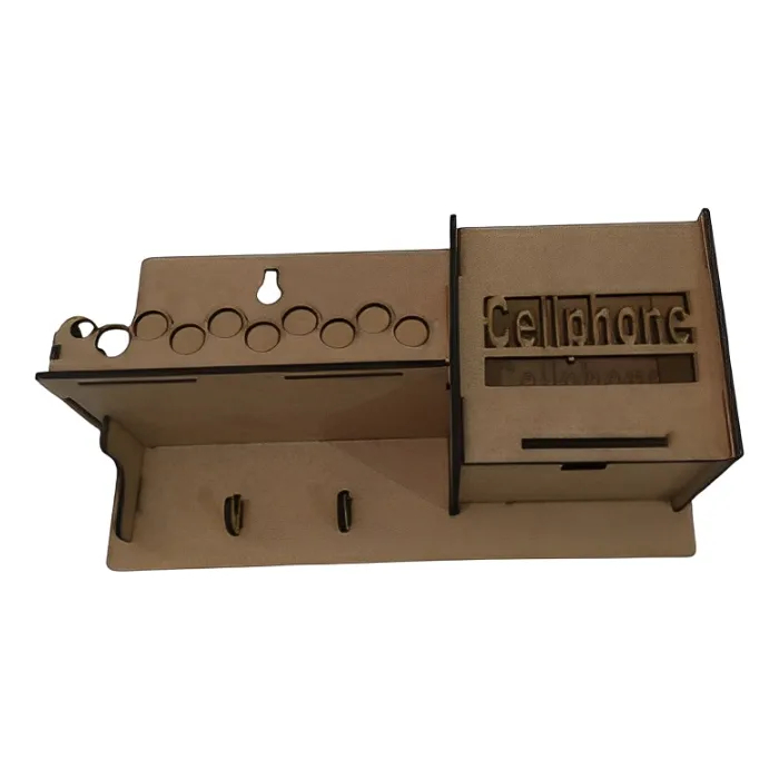 suporte porta chaves prateleira porta celular mdf