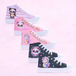 Tênis Infantil Meninas Feminino Escolar Moda Street Fashion Confortável