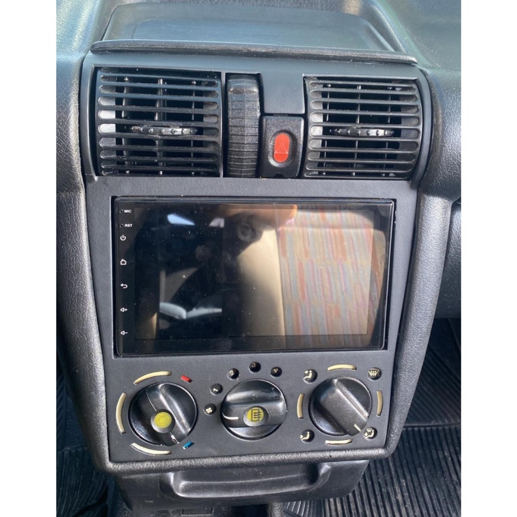 MOLDURA CENTRAL CORSA / CLASSIC MULTIMIDIA 2DIN em Oferta na Shopee