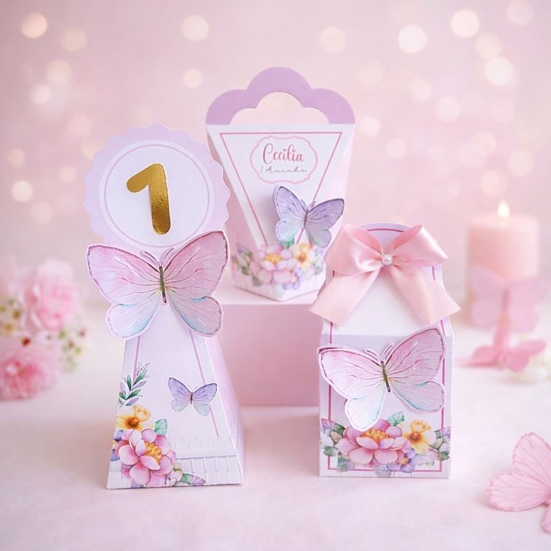 kit festa jardim encantado borboletas PEGUE E MONTE | decoração festa infantil | lembrancinhas de aniversário