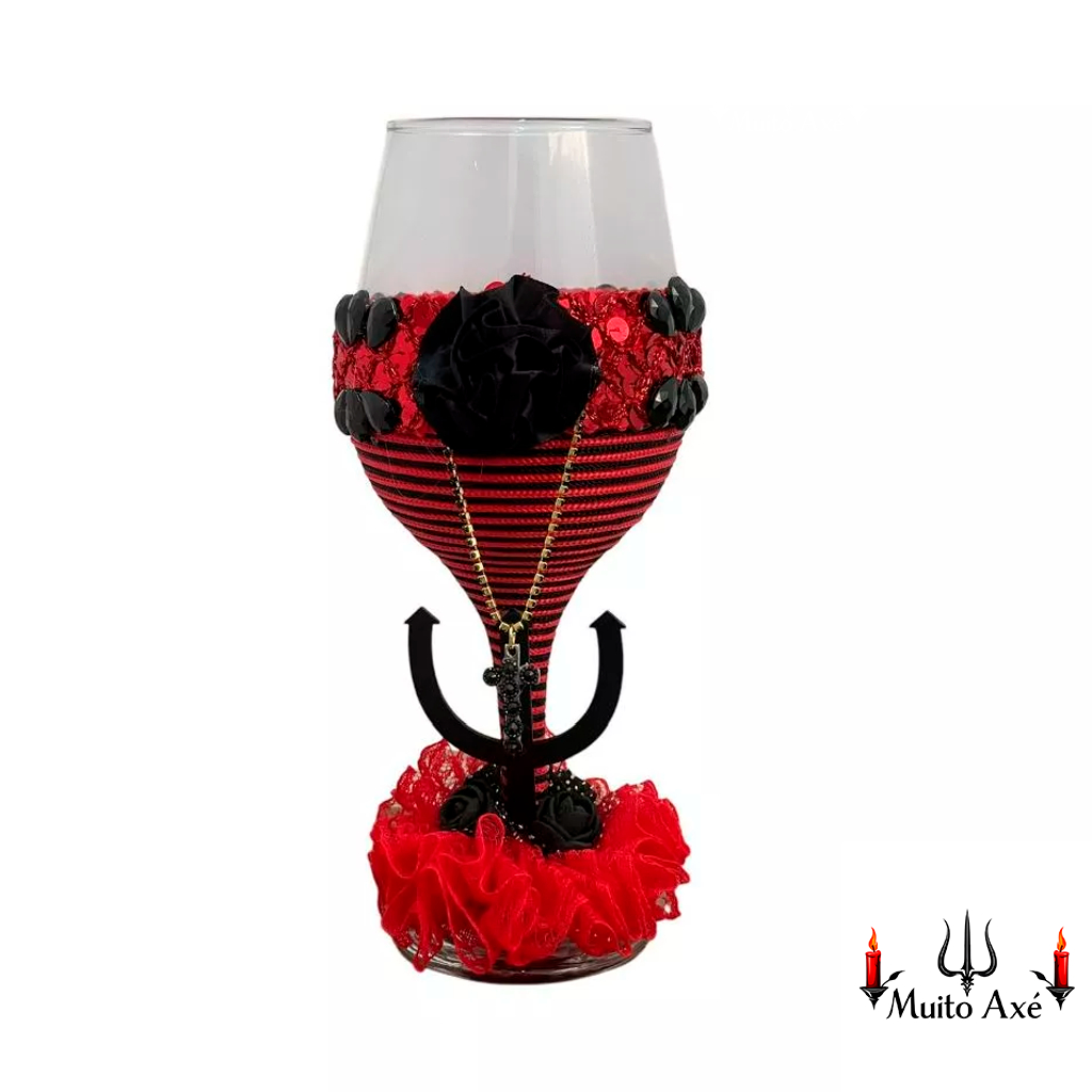 Taça Grande Pomba Gira Maria Padilha Luxo Cigana Navalha Malandra Altar Umbanda