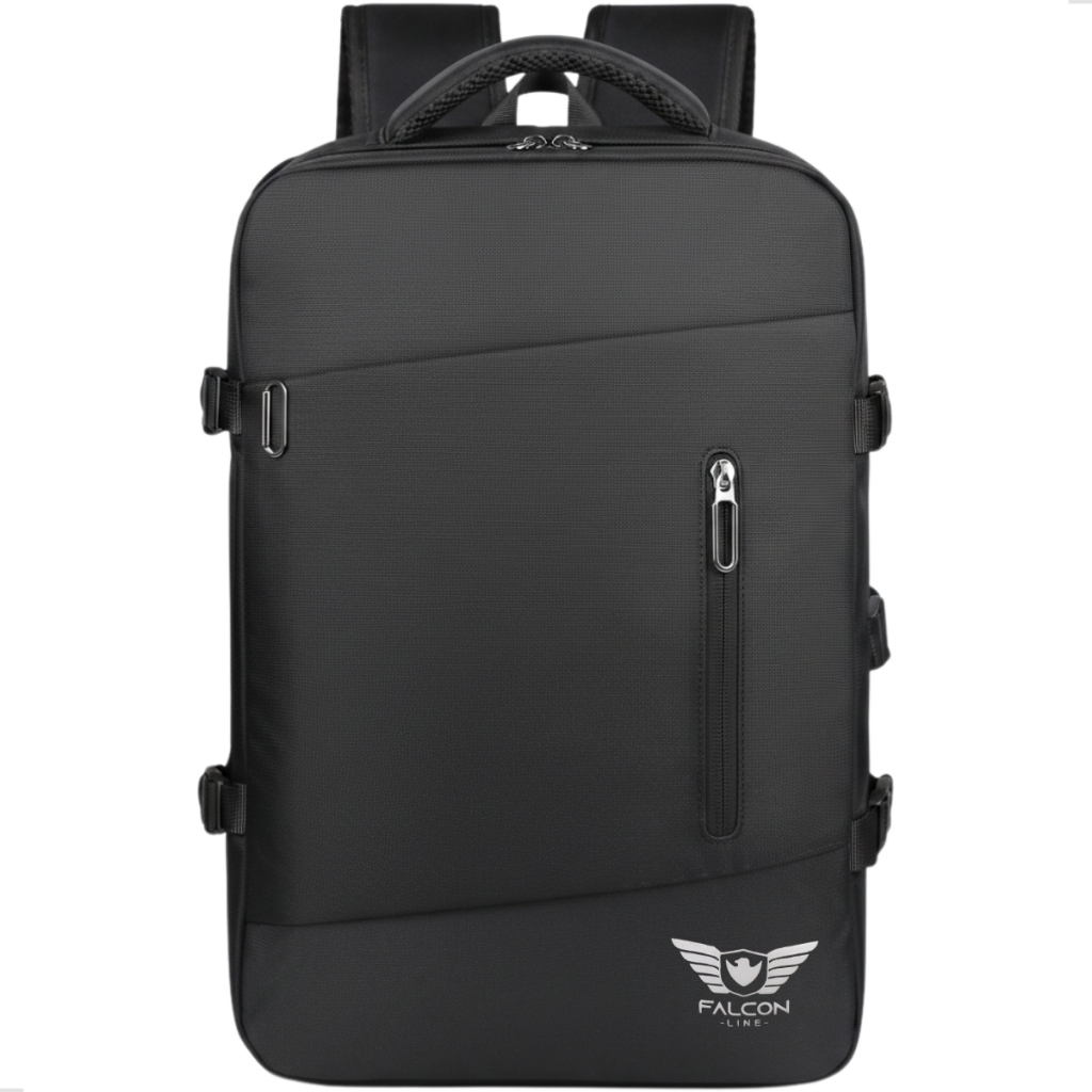 Bolsa de Ombro Mochila Executiva Expansível Masculina Feminina Resistente a Água Viagem Bordo