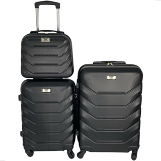 Kit Malas De Viagem Bordo Anac 10kg + 23kg + Frasqueira Abs Rodinhas 360° Cadeado Rodinhas Removível em Oferta na Shopee