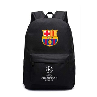 Mochila Barcelona Real Madrid Times Champions Ligue Futebol Esportiva Escolar Universitaria Envio Imediato Promoção