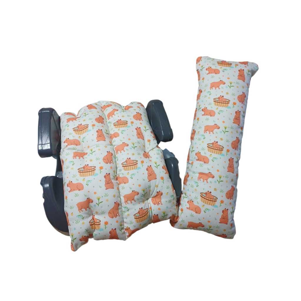 Almofada para assento de carro e almofada protetor de cinto para viagens, passeio em Oferta na Shopee