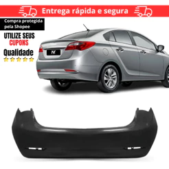 Parachoque Traseiro HB20 Sedan 2012 2013 2014 2015