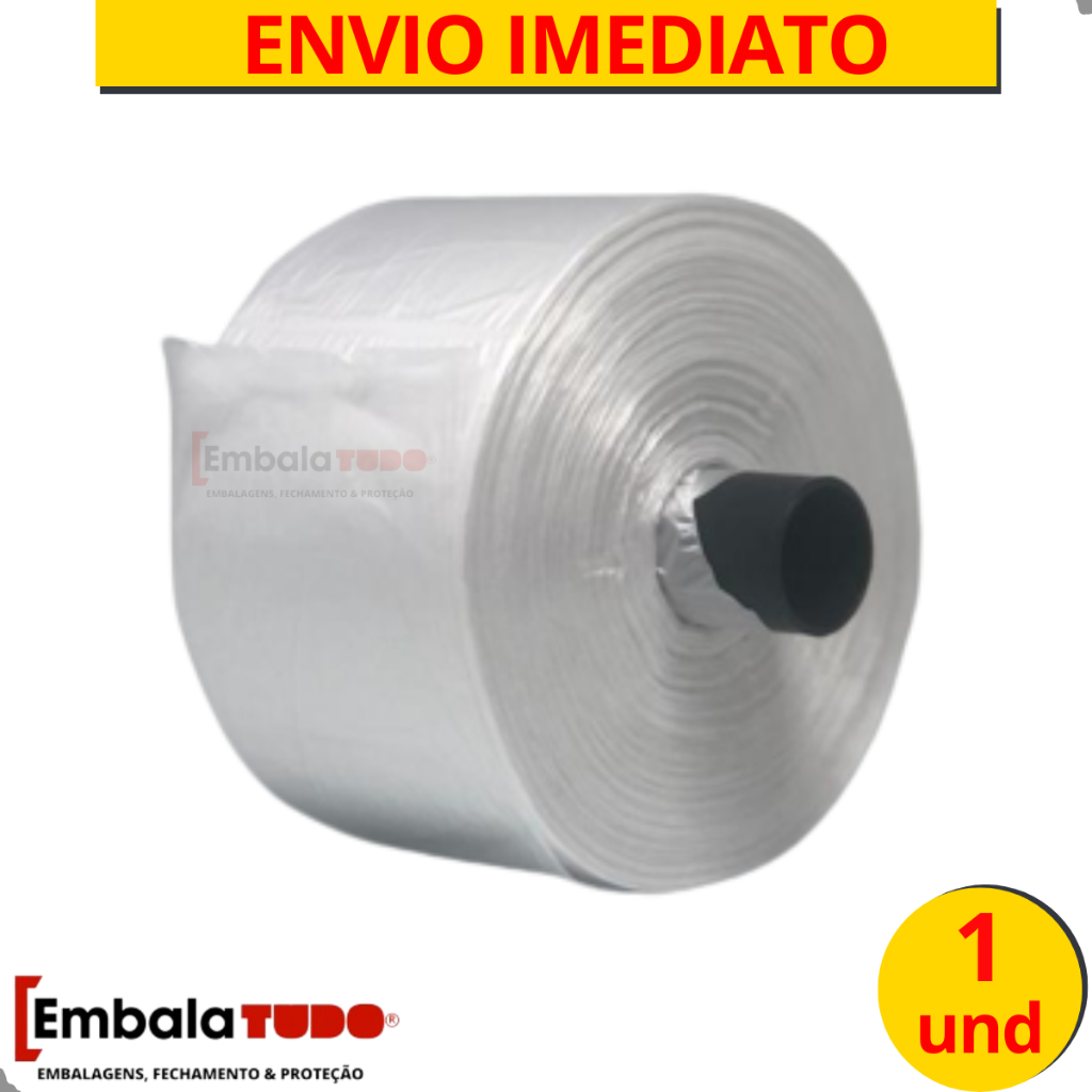 Bobina Saco Plástico  Picotada Fundo Estrela 30x40 c/300un