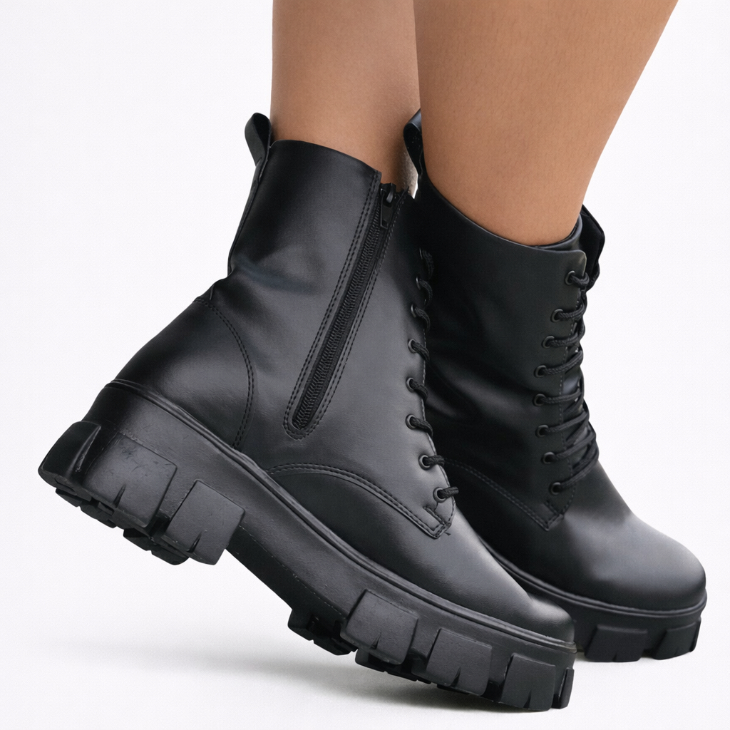 Coturno Tratorado De Otima Qualidade Inverno Moda 2026 Blogueira Tendencia