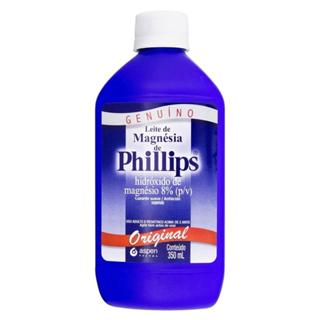 Leite De Magnesia de Phillips Tradicional 350ml em Oferta na Shopee