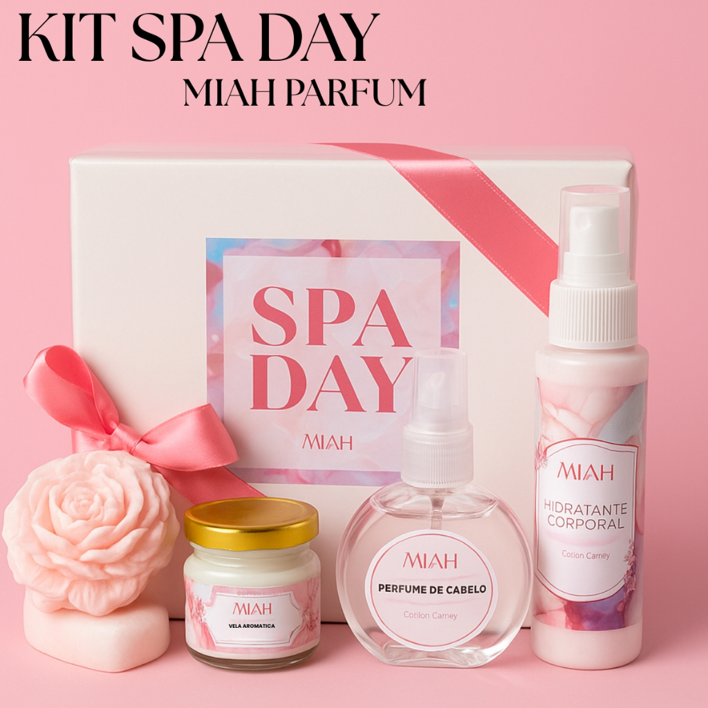 Kit Spa Day Presente Skin Care Autocuidado Feminino Sabonete Perfumado Hidratante Pele
