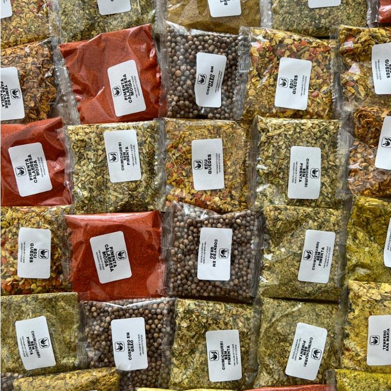 Kit com 20 Temperos Naturais em Sachês – Condimentos Artesanais 30g cada Sem Conservantes em Oferta na Shopee