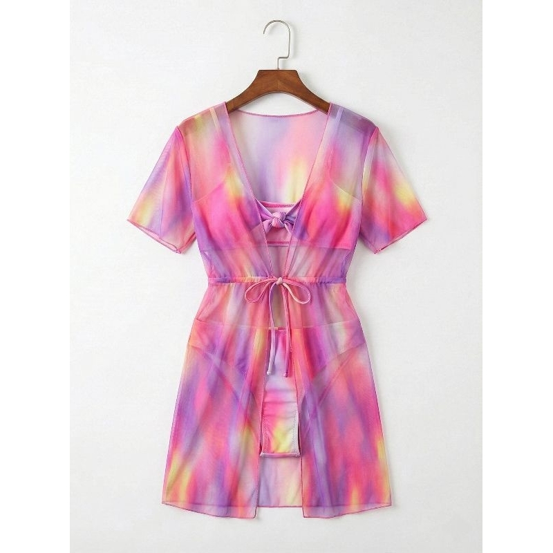 ✨ Conjunto Biquíni e Saída de Praia Juvenil Premium | 3 Peças de Luxo para o Verão ✨