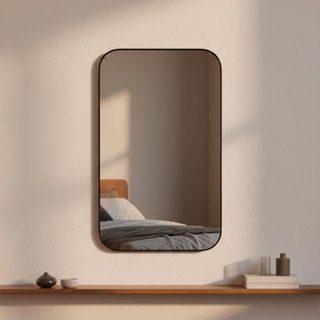 Espelho Clássico Retângular 110x50cm Parede Corpo Inteiro Sala Quarto Decorativo Bancada Maquiagem em Oferta na Shopee