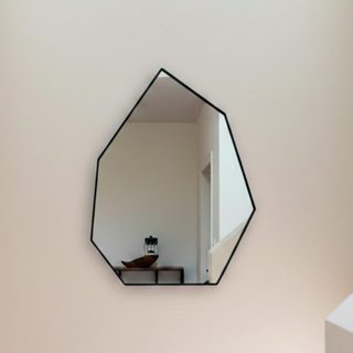 Espelho Para Salão De Beleza Orgânico 44x64cm Modelo Prisma em Oferta na Shopee