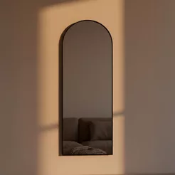 Espelho Modelo Vitral Moderno 110x50cm Corpo para Quarto Sala Closet Decoração Apartamento Achadinho