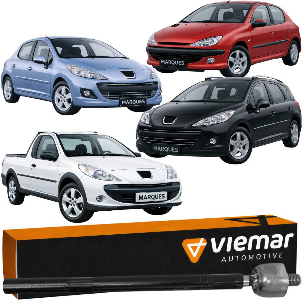 Barra articulação Axial lado Direito/Esquerdo  Viemar Para Peugeot 206 207 Hoggar 1.4 1.6 em Oferta na Shopee