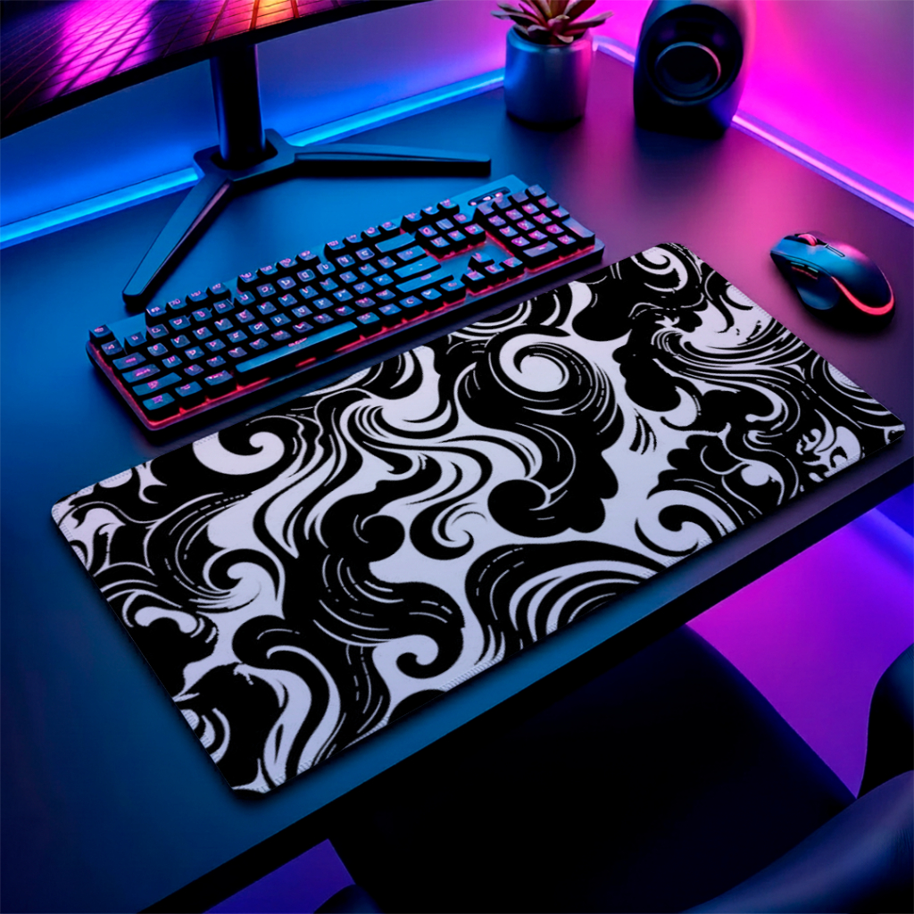 Mousepad Minimalista Moderno Elegante Gamer Tamanhos Variados Estampado C/ Borda Costurada Reforçada Speed Pc Modelos em Oferta na Shopee