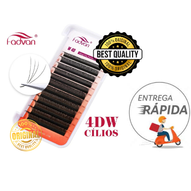 Cílios Fadvan 4d W Volume Egípcio Tamanhos Variados Envio Imediato