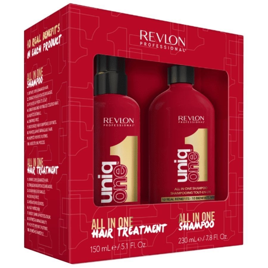 Kit Uniq One All In One Hair Treatment 150ml + Shampoo 230ml - Revlon