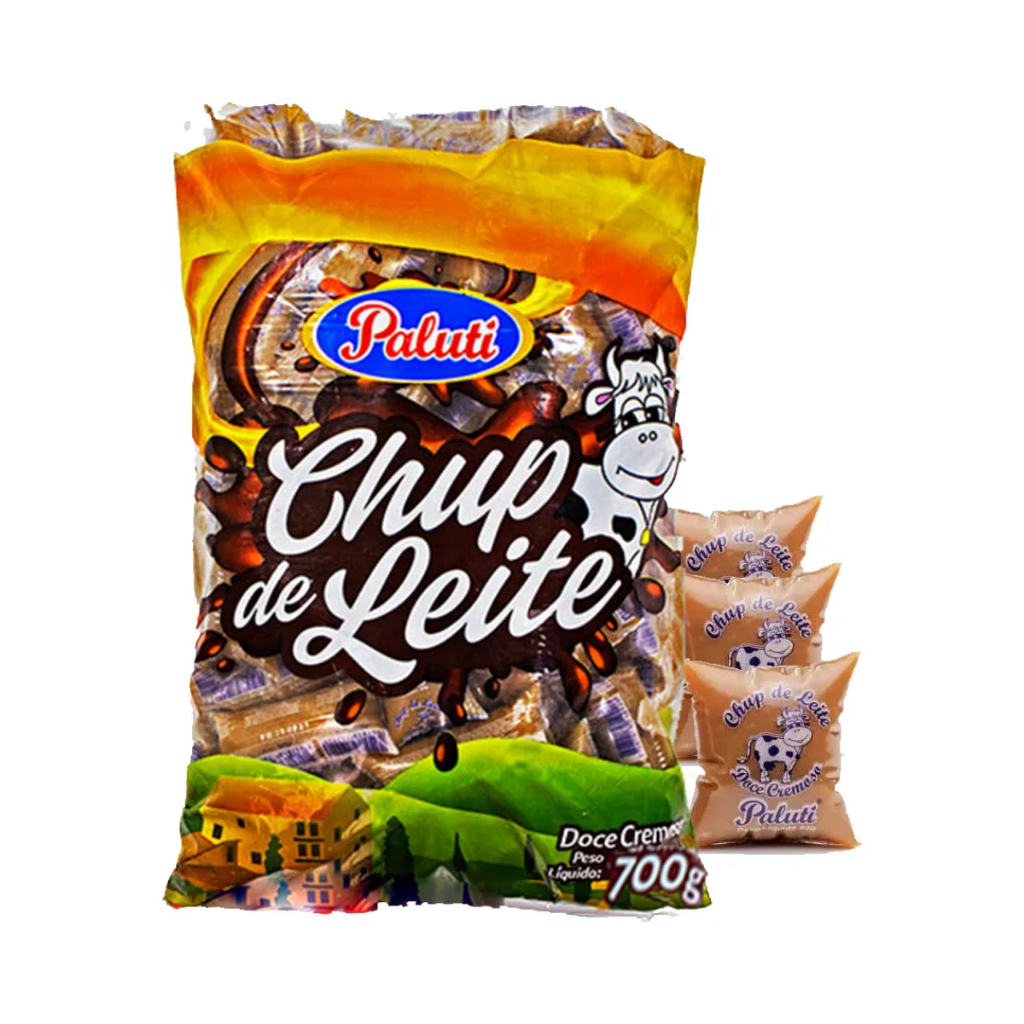 Chup Chup Doce De Leite C/50 Unidades 700g Paluti em Oferta na Shopee
