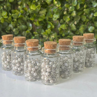 Kit 15 Terço Vidrinho Pérolas Lembrancinha Delicado Lindo Promoção