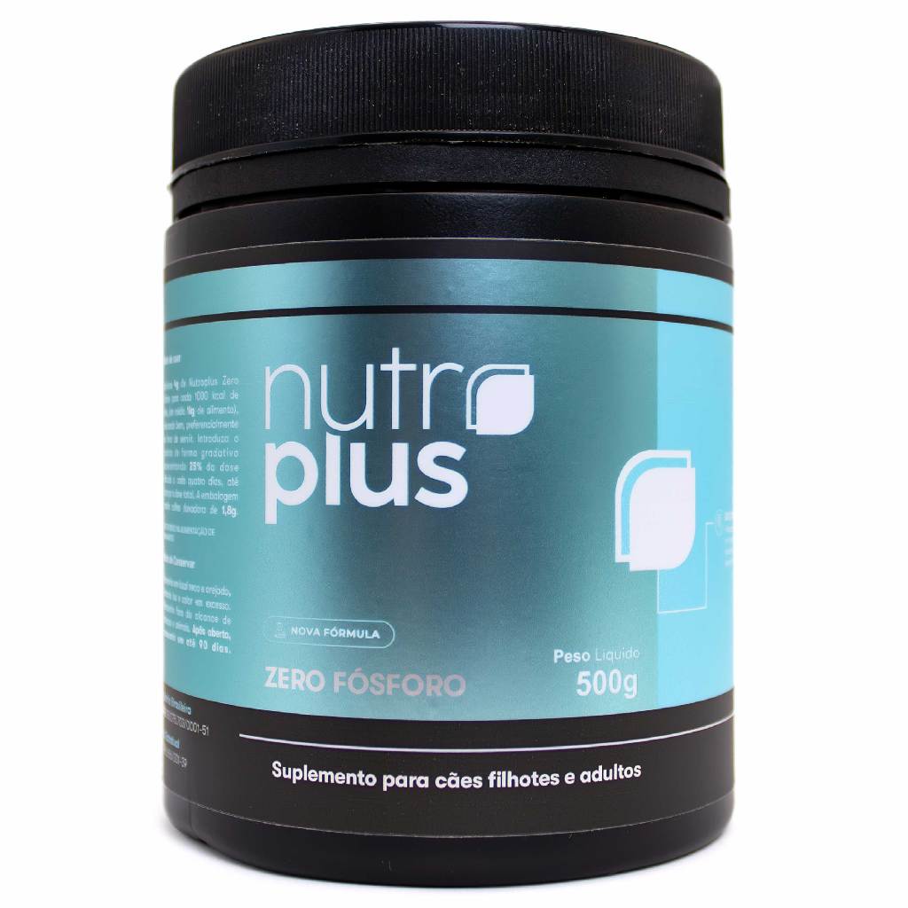 SUPLEMENTO NUTROPLUS CÃES ADULTOS ZERO FÓSFORO 500G em Oferta na Shopee