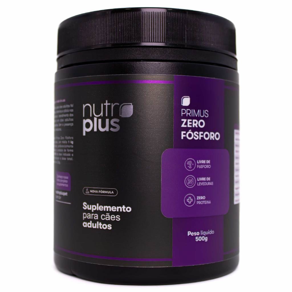 SUPLEMENTO NUTROPLUS CÃES ADULTOS PRIMUS ZERO FÓSFORO 500G em Oferta na Shopee