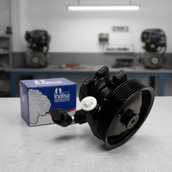 Bomba Direção Hidráulica C/ Polia 6PK Ford Ecosport Fiesta 1.0 1.6 Motor Zetec Rocam