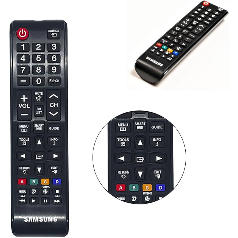 Controle Remoto Samsung Smart TV 4K LED UHD Compatível com Modelos Smart
