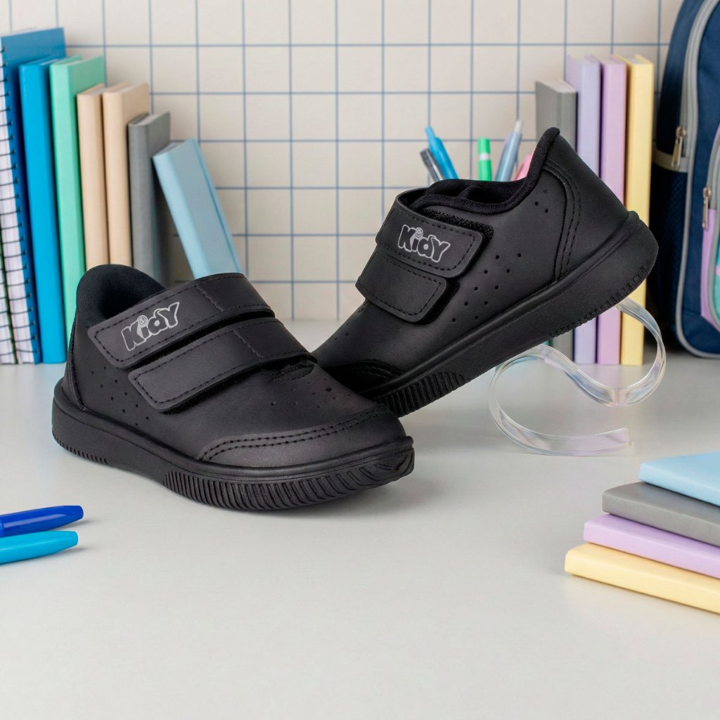 Tênis Infantil Menino Kidy Usefull College Escolar Casual Calce Fácil Confortável Anatômico em Oferta na Shopee
