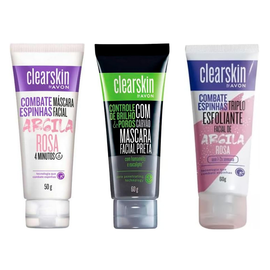 Máscara Facial com Variedades - Clearskin 60g - Purificação e Controle de Oleosidade