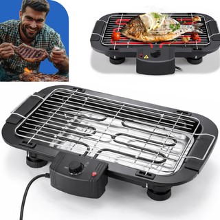 Churrasqueira Grill Elétrico Compacta Portátil Grelha De Inox Desmontável Cozinha Apartamento Sem Fumaça Linha Top