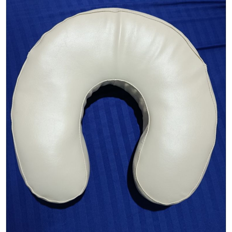 Apoio de cabeceira para maca e quick massage BEGE  com zíper superior, velcro e elástico em Oferta na Shopee