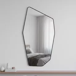 Espelho Grande Decorativo Orgânico Pinterest 60x80 Mod. Moai