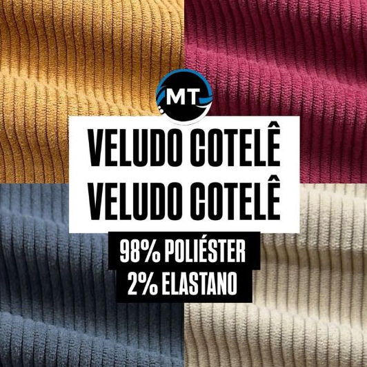 1 Metros Tecido Veludo Cotele Ou Corduroy 1M X 1,50 Mts Largura