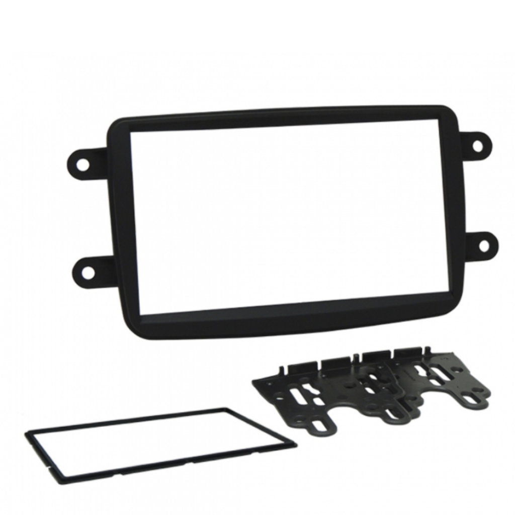 Moldura Painel Universal 2 Din Para Multimídia 7 Polegadas Duster Sandero Kwid