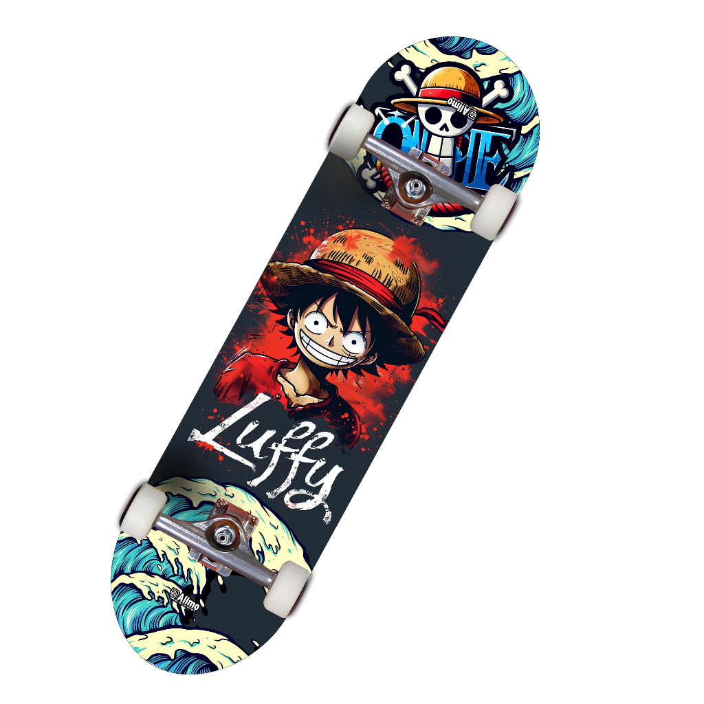 Adesivo Para Shape De Skate Allmo One Piece A-017 em Oferta na Shopee