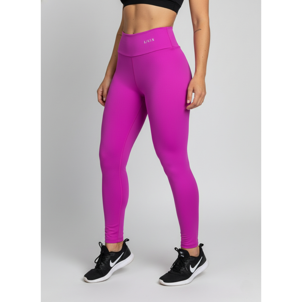 Calça Legging Lux Fitness Poliamida Treino Academia Esportiva Basica