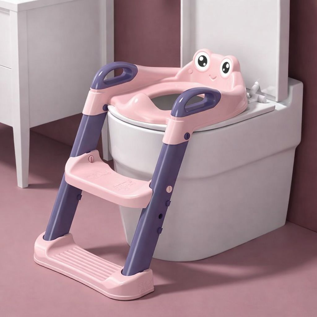 Assento Redutor Infantil com Escadinha Vaso Sanitário Criança Antiderrapante Seguro em Oferta na Shopee