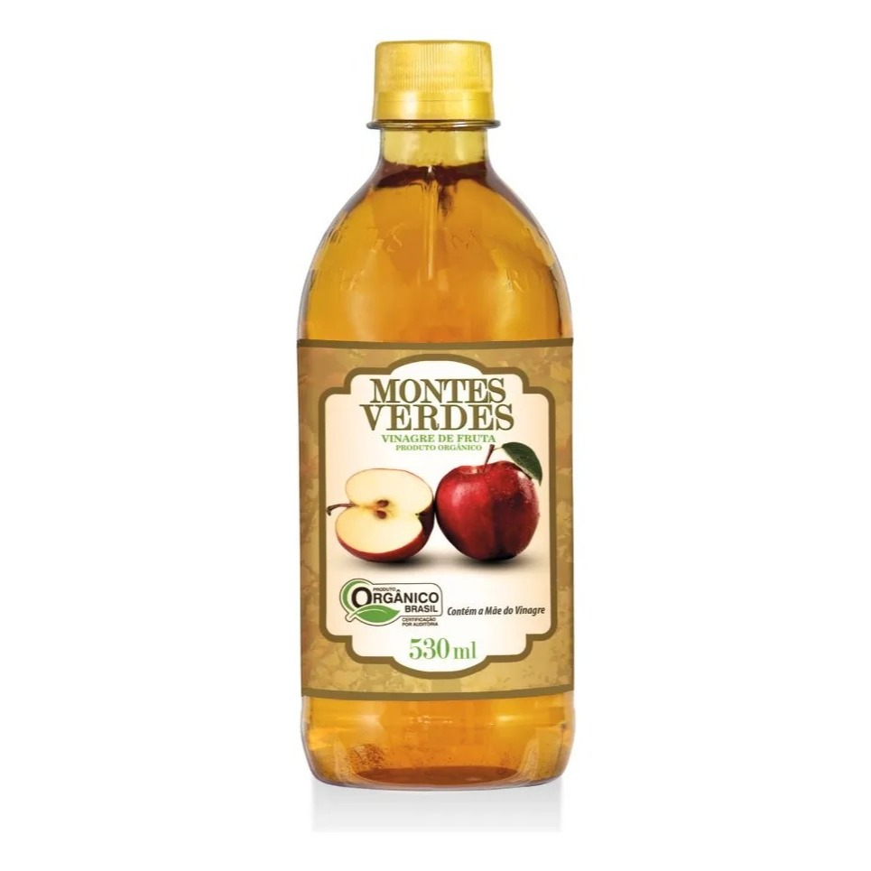 Vinagre de Maçã  Orgânico 530ml - Montes Verdes em Oferta na Shopee
